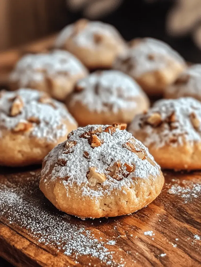 One bite of a Pecan Butterball transports you to a world of buttery bliss. These cookies are characterized by their melt-in-your-mouth texture, which is achieved through a careful balance of ingredients. The rich, nutty flavor of finely chopped pecans mingles beautifully with the sweetness of powdered sugar, creating a delightful contrast that is hard to resist. The cookies are perfectly crumbly, offering a satisfying crunch with each bite, while the buttery goodness ensures that they dissolve luxuriously on your tongue.