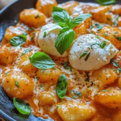 In the world of quick yet indulgent meals, the 30 Minute Creamy Tomato Gnocchi with Burrata stands out as a must-try dish. This recipe combines the comforting texture of pillowy gnocchi with the rich, creamy essence of a tomato sauce, all elevated by the luxurious addition of burrata cheese. Whether you’re a busy professional looking for a quick dinner solution or a home cook wanting to impress your guests without spending hours in the kitchen, this dish is your answer.