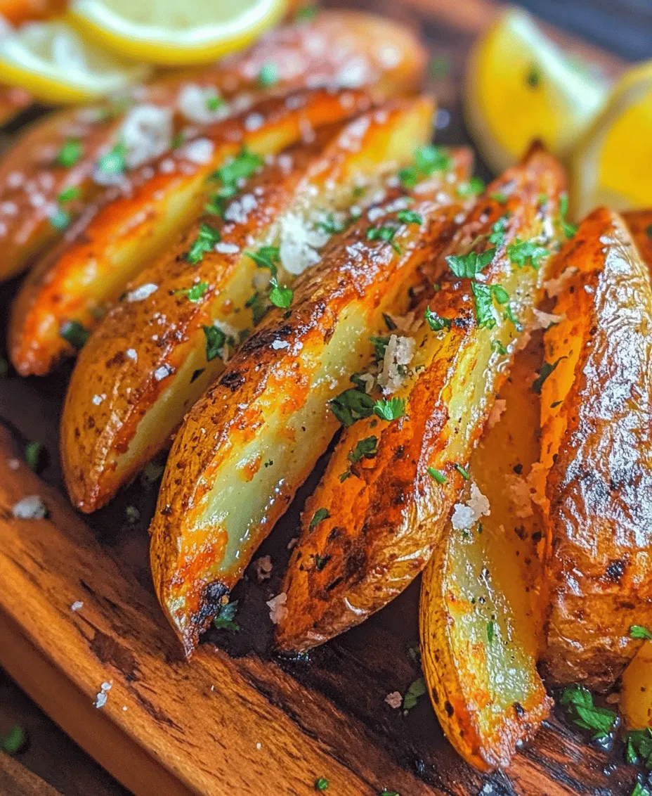 Before diving into the preparation of these crispy baked garlic Parmesan potato wedges, it’s essential to understand the significance of each ingredient that contributes to their exceptional taste and texture.