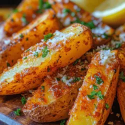 Before diving into the preparation of these crispy baked garlic Parmesan potato wedges, it’s essential to understand the significance of each ingredient that contributes to their exceptional taste and texture.