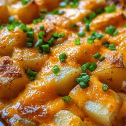 When it comes to comfort food, few dishes can rival the warmth and satisfaction offered by Smothered Potatoes Delight. This dish, with its creamy sauce and hearty potatoes, is a quintessential comfort food that evokes feelings of nostalgia and homeliness. Perfect for family gatherings, casual dinners, or even a cozy night in, Smothered Potatoes Delight is not just a meal; it’s a warm hug on a plate.