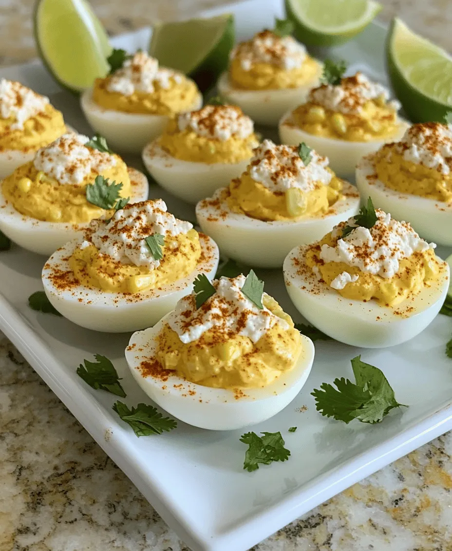 Deviled eggs are a timeless appetizer that has graced tables at gatherings, parties, and family dinners for generations. Their creamy filling and eggy goodness make them a popular choice for those looking to serve something delicious yet simple. However, traditional recipes can be easily adapted to reflect a variety of culinary influences. One such adaptation is the Mexican Street Corn Deviled Eggs, which infuse the classic dish with the vibrant and bold flavors of Mexican cuisine.