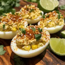 Deviled eggs are a timeless appetizer that has graced tables at gatherings, parties, and family dinners for generations. Their creamy filling and eggy goodness make them a popular choice for those looking to serve something delicious yet simple. However, traditional recipes can be easily adapted to reflect a variety of culinary influences. One such adaptation is the Mexican Street Corn Deviled Eggs, which infuse the classic dish with the vibrant and bold flavors of Mexican cuisine.