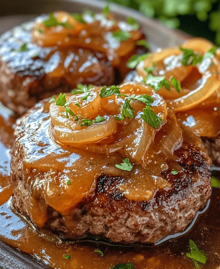 Hamburger steak is a beloved dish that has graced dining tables across the United States for generations. This hearty meal combines the familiar flavors of a hamburger with the comfort of a home-cooked entrée, making it an irresistible option for family dinners. The appeal of hamburger steak lies not only in its savory taste but also in its ability to bring people together over a hearty meal. With its juicy beef patties smothered in a rich onion gravy, this dish evokes nostalgia and warmth, creating a sense of comfort that many crave.