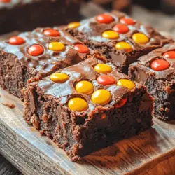 Baking is an art form that allows for creativity, indulgence, and the joy of sharing delicious treats with loved ones. One such treat that embodies all these elements is the Chewy REESE's PIECES Peanut Butter Brownies. This recipe is a delightful combination of rich chocolate and creamy peanut butter, enhanced with the colorful crunch of REESE's PIECES candy. These brownies are perfect for any occasion—be it a festive party, a family gathering, or simply a cozy night in with a good book.