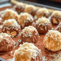 Discover the delightful world of no-bake desserts with these Easy No Bake Coconut Cream Balls. This simple recipe combines creamy textures and the tropical flavor of coconut, making it an ideal treat for any occasion. Perfect for parties, gatherings, or just a tasty snack at home, these coconut cream balls can be made in under an hour, requiring minimal ingredients and effort. Whether you are a seasoned baker or a kitchen novice, this recipe is designed to bring joy and satisfaction to your taste buds, all while being quick and uncomplicated.