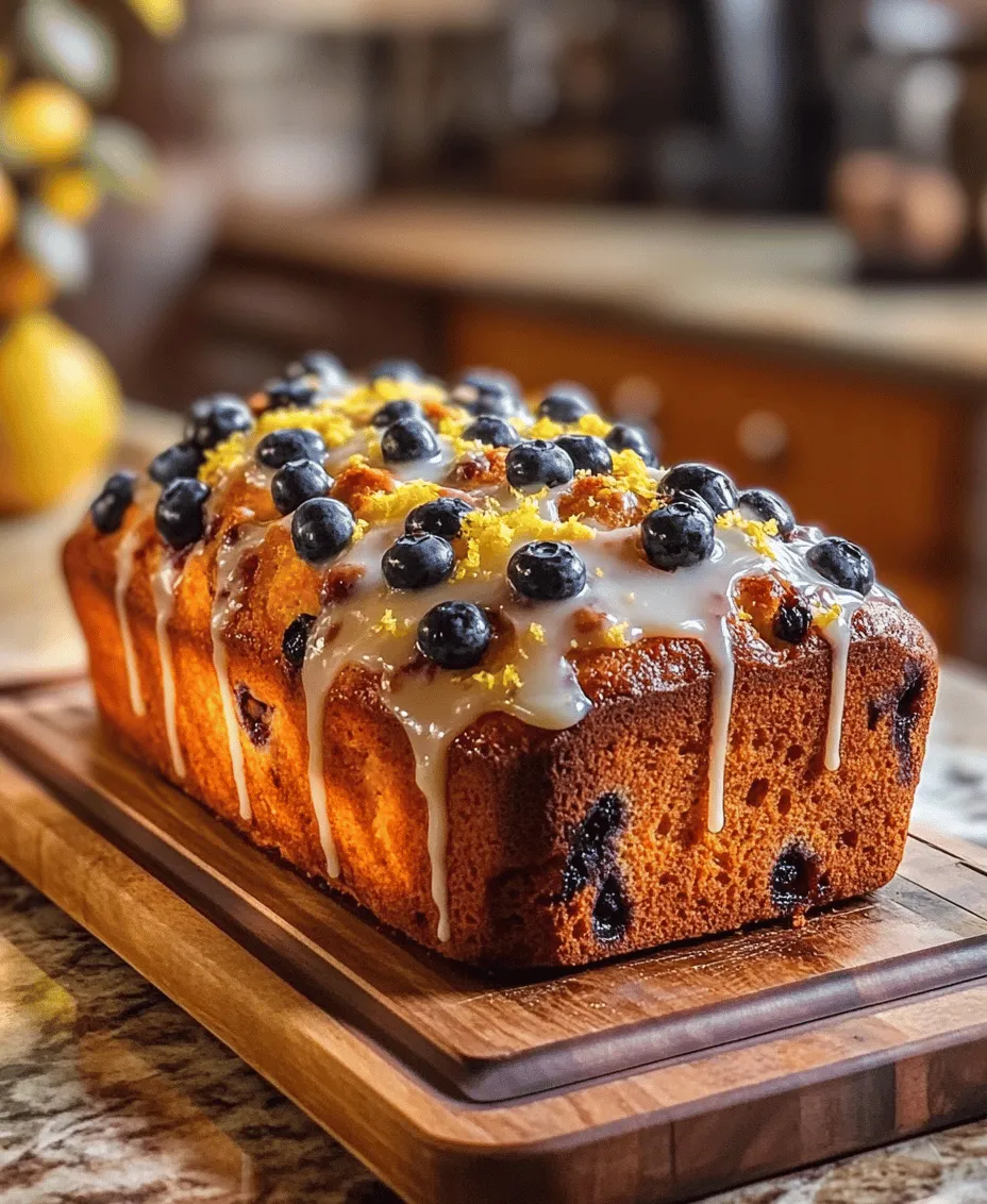 Discover the delightful combination of tart lemons and sweet blueberries in the Lemon Blueberry Bliss Bread. This moist and flavorful loaf is perfect for breakfast, brunch, or as a sweet treat any time of the day. Imagine the aroma of freshly baked bread wafting through your kitchen as the vibrant citrus notes mingle with the juicy sweetness of blueberries—this is the experience that awaits you with this recipe.