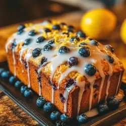 Discover the delightful combination of tart lemons and sweet blueberries in the Lemon Blueberry Bliss Bread. This moist and flavorful loaf is perfect for breakfast, brunch, or as a sweet treat any time of the day. Imagine the aroma of freshly baked bread wafting through your kitchen as the vibrant citrus notes mingle with the juicy sweetness of blueberries—this is the experience that awaits you with this recipe.