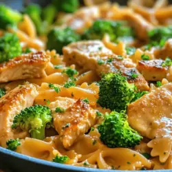 When it comes to quick, comforting meals that can be prepared in under 30 minutes, few dishes rival the allure of a creamy pasta recipe. One such dish that has gained popularity among home cooks is the Quick & Creamy Chicken Broccoli Pasta. This delightful dish combines tender pieces of chicken, vibrant broccoli florets, and perfectly cooked pasta, all enveloped in a rich, creamy sauce. It is a meal that not only satisfies hunger but also delights the taste buds with its comforting textures and flavors.