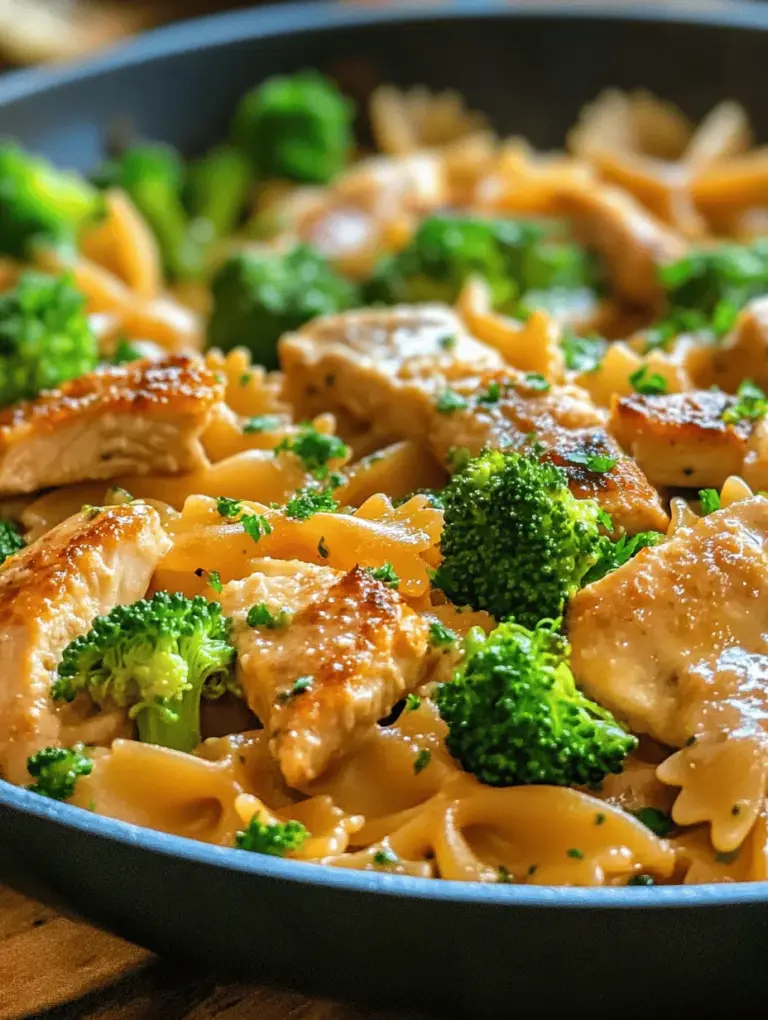 When it comes to quick, comforting meals that can be prepared in under 30 minutes, few dishes rival the allure of a creamy pasta recipe. One such dish that has gained popularity among home cooks is the Quick & Creamy Chicken Broccoli Pasta. This delightful dish combines tender pieces of chicken, vibrant broccoli florets, and perfectly cooked pasta, all enveloped in a rich, creamy sauce. It is a meal that not only satisfies hunger but also delights the taste buds with its comforting textures and flavors.