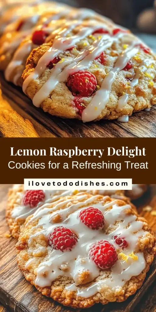 Indulge in the refreshing taste of Lemon Raspberry Delight Cookies! This delightful recipe combines zesty lemon and sweet raspberries for a perfect treat any time of the year. Easy to make and bursting with flavor, these cookies are ideal for celebrations, summer gatherings, or simply enjoying at home. Follow our step-by-step guide and learn how to create these visually stunning and delicious cookies that everyone will love! #LemonRaspberryCookies #BakingJoy #SweetTreats #CookieRecipe #HomemadeCookies #DessertGoals