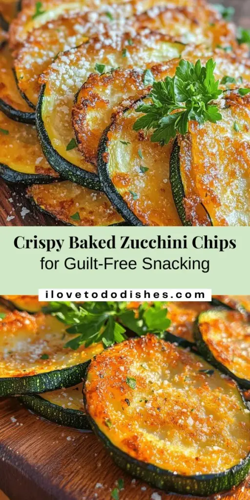 Looking for a healthy snack that satisfies your cravings? Try these crispy baked zucchini chips! They're a low-calorie alternative to traditional snacks, packed with essential vitamins and fiber. Easy to make, you can customize them with different spices and dips. Perfect for munching alone or as a side dish! Say goodbye to guilt and hello to a nutritious crunch. Discover the joy of healthy snacking! #ZucchiniChips #HealthySnacks #CleanEating #HomemadeGoodness #Nutrition #SnackSmart