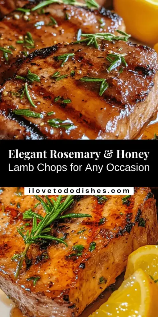 Discover the delicious harmony of flavors in Savory Rosemary & Honey Lamb Chops! This elegant dish combines tender lamb with a sweet and aromatic marinade, making it a perfect choice for any occasion. Whether you're grilling or roasting, you'll impress your guests with minimal effort. Learn about different lamb chops, marination tips, and nutritional benefits while creating a memorable meal. #LambChops #Rosemary #Honey #DinnerIdeas #CulinaryDelight #Foodie #HomeCooking