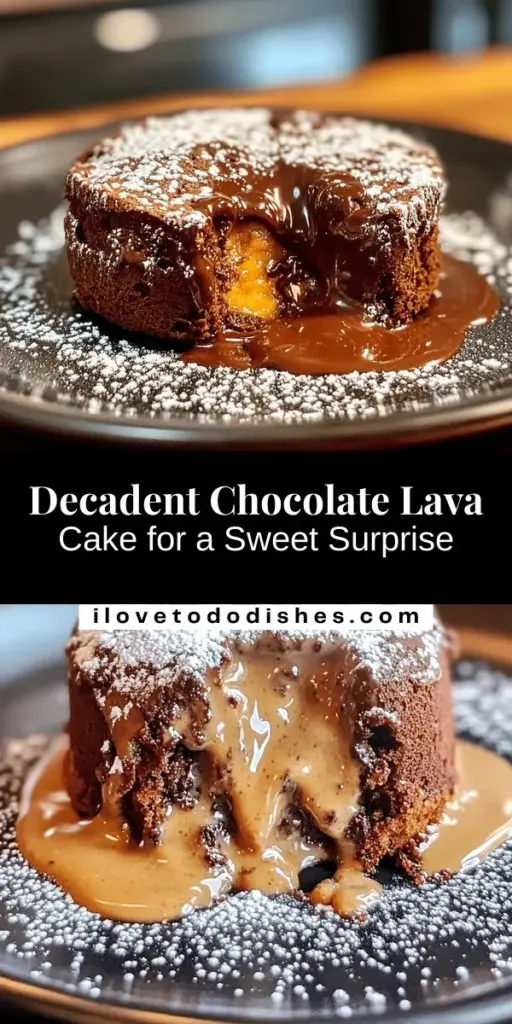 Indulge in the luxurious experience of homemade chocolate lava cake, a dessert that combines a firm exterior with a gooey molten center. Perfect for any occasion, this delightful treat can be easily made in under an hour with just a few ingredients. Serve it warm with vanilla ice cream for an incredible flavor contrast. Follow this straightforward recipe to impress your loved ones with a classic dessert that never fails to excite! #ChocolateLavaCake #Baking #Desserts #Chocolate #SweetTreats #HomemadeDelight