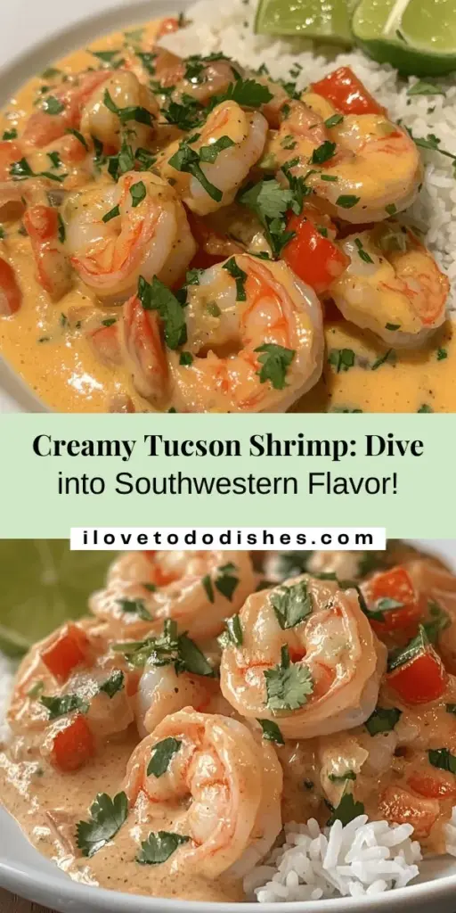 Indulge in the vibrant flavors of Southwestern cuisine with Creamy Tucson Shrimp, a quick and delicious dish ready in under 30 minutes. Featuring succulent shrimp in a rich coconut milk and heavy cream sauce, enhanced with aromatic spices, this meal is perfect for any occasion. Serve it over rice or quinoa for a wholesome dinner that impresses! Try this recipe for a culinary journey to the sun-soaked deserts of Arizona! #CreamyTucsonShrimp #SouthwesternCooking #SeafoodRecipes #QuickDinner #CulinaryJourney #HealthyEating