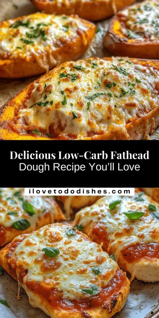 Discover the world of Easy Fathead Dough Delight, a low-carb sensation perfect for feeding your cravings without the guilt. This versatile dough, made from cheese, cream cheese, and almond flour, creates delicious pizzas, calzones, and even breadsticks. Ideal for keto enthusiasts, it's easy and quick to prepare. Dive into tasty meals that won't derail your diet! Get inspired and start creating your low-carb favorites today! #FatheadDough #LowCarb #KetoRecipes #HealthyEating #CookingAtHome #Foodie