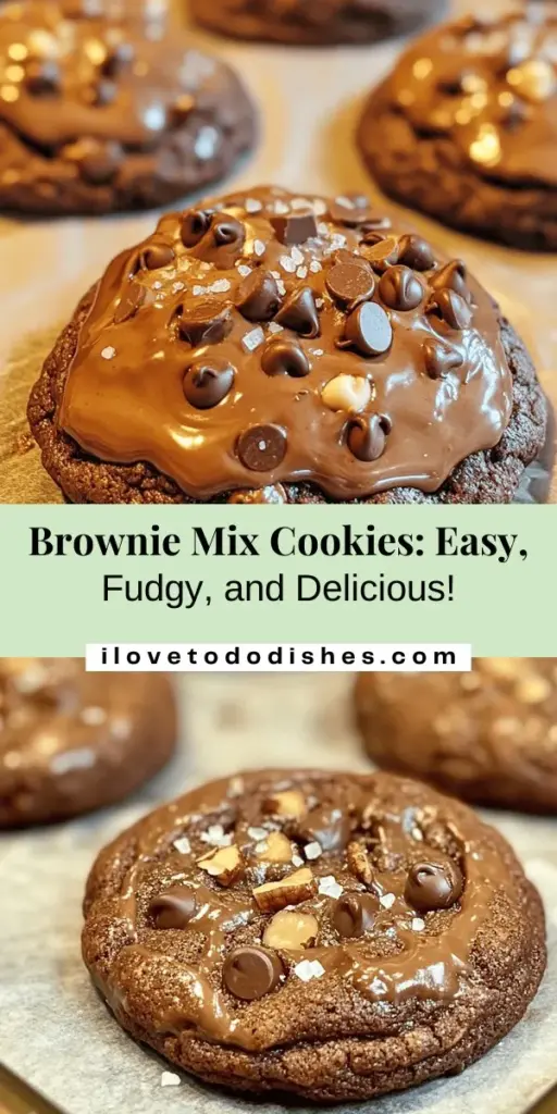 Discover the delicious world of easy brownie mix cookies! These delightful treats combine the fudgy texture of brownies with the classic cookie shape, making them perfect for any occasion. With just a few ingredients and minimal prep, you can whip up a batch that will impress your friends and family. Customize with chocolate chips or nuts for an extra touch. Get ready to enjoy warm, gooey cookies that are sure to satisfy your sweet tooth! #BrownieCookies #Baking #Dessert #EasyRecipes #YummyTreats #CookieLovers