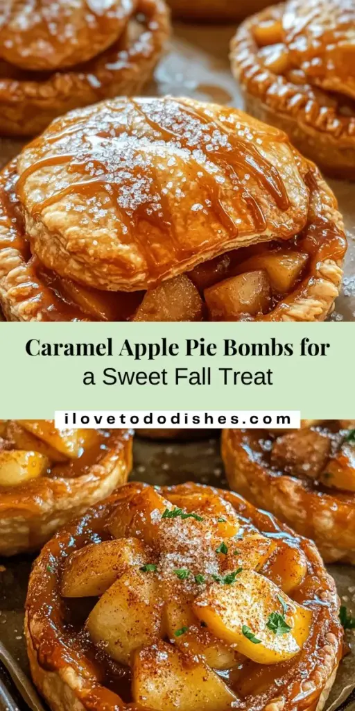 Discover the delightful twist on a classic dessert with Caramel Apple Pie Bombs! Perfectly portable, these treats combine gooey caramel, cinnamon-spiced apples, and flaky pastry into bite-sized perfection. Ideal for fall gatherings, they are a hit with both kids and adults. With an easy prep and a stunning presentation, you’ll impress your guests this season. Try them warm with a scoop of vanilla ice cream for the ultimate dessert experience! #CaramelApplePieBombs #FallBaking #DessertRecipes #ApplePie #BakingFun