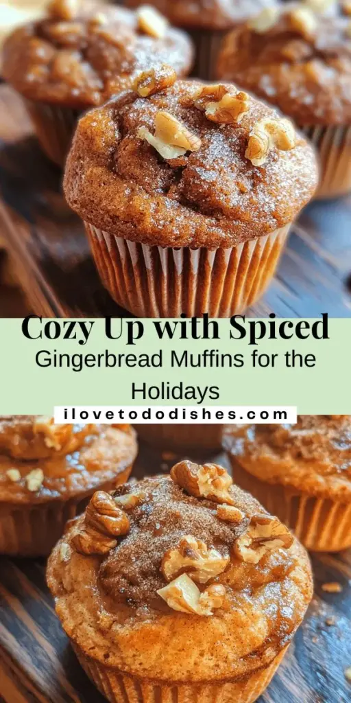 Warm up your holiday season with these delicious Spiced Gingerbread Muffins, a perfect blend of tradition and modern convenience! Infused with aromatic spices like ginger, cinnamon, and cloves, these muffins are soft, moist, and bursting with festive flavor. Whether for breakfast or as a delightful snack at your holiday gatherings, they are sure to impress your loved ones. Get the recipe today and cozy up with every flavorful bite! #GingerbreadMuffins #HolidayBaking #FestiveTreats #RecipeInspo