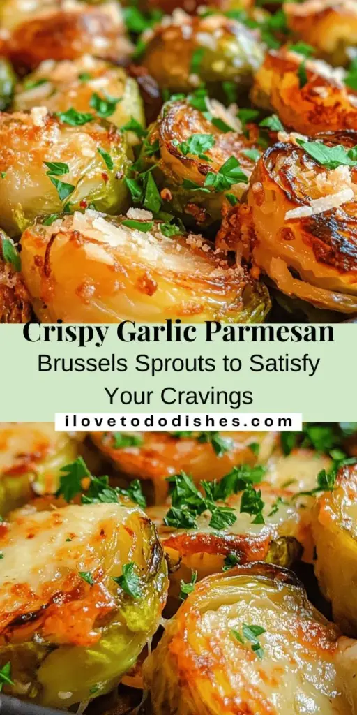 Discover a new way to enjoy Brussels sprouts with this Crispy Garlic Parmesan recipe! Transforming these often-overlooked veggies into a flavorful dish, this simple and easy-to-follow guide combines the earthiness of Brussels sprouts with the bold flavors of garlic and Parmesan. Whether as a side dish or a tasty snack, these roasted sprouts are crispy, savory, and packed with nutrients. Elevate your meals today with this delightful twist that even skeptics will love!