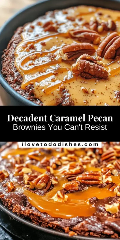 Indulge in the ultimate dessert with these Best Ever Caramel Pecan Brownies! This recipe combines a rich, fudgy chocolate brownie base with crunchy pecans and a velvety homemade caramel sauce. Experience the perfect balance of flavors and textures in every bite. Baking these brownies is a great way to create lasting memories, whether you're celebrating a special occasion or simply treating yourself. Get ready to impress friends and family with this decadent treat!