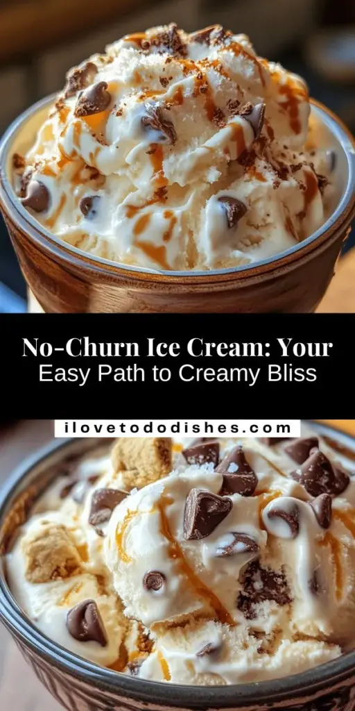 Discover the joy of making ice cream at home with this easy no-churn recipe! Creamy Dreams: No-Churn Ice Cream Delight is a versatile and delicious treat that requires no special equipment. Just whip together heavy cream and sweetened condensed milk, and customize with your favorite mix-ins. Perfect for summer gatherings or cozy nights, this creamy delight brings everyone together. Dive into a world of endless flavor possibilities! #IceCreamRecipe #NoChurnIceCream #SummerTreats #HomemadeIceCream #DessertLovers