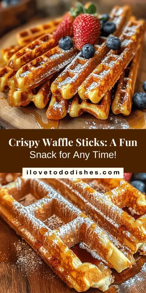 Indulge in the joy of homemade crispy waffle sticks, the perfect treat for any time of day! These delightful morsels boast a unique shape, making them fun to dip in syrup, chocolate, or fruit compote. With just a few simple ingredients, you can customize them with sweet or savory toppings to suit every taste. Discover how easy it is to create this breakfast favorite that’s sure to impress family and friends. #WaffleSticks #BreakfastTreat #DIYBrunch #SnackTime #Yummy