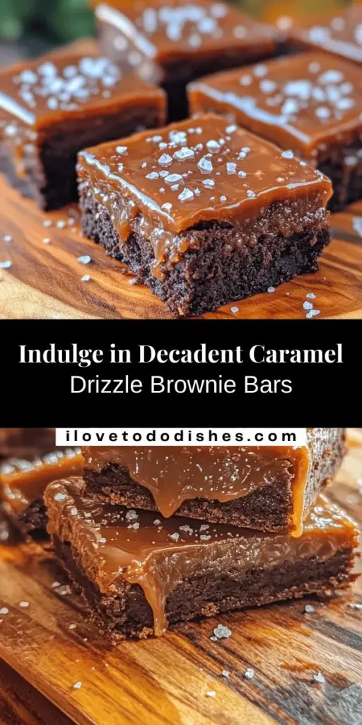 Indulge in the ultimate dessert experience with these Decadent Caramel Drizzle Brownie Bars! These rich and fudgy brownies, topped with a luscious layer of caramel, create a perfect balance of flavors that will impress everyone. Whether for a birthday, holiday, or quiet night in, this treat is sure to elevate any occasion. Get the recipe and discover how easy it is to make these delightful bars at home! #Brownies #DessertRecipes #CaramelDrizzle #BakingFun #ChocolateLovers