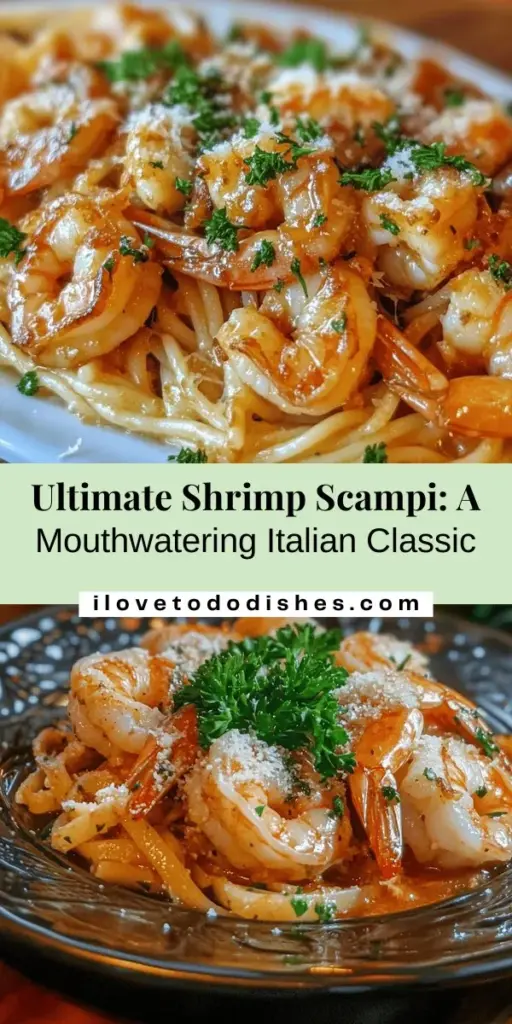 Discover the culinary magic of Ultimate Shrimp Scampi, a delightful Italian dish that perfectly marries succulent shrimp with a buttery garlic sauce and al dente pasta. Easy to prepare yet impressive enough for dinner parties, this recipe features fresh ingredients like lemon and herbs to elevate its flavors. Perfect for any occasion, it’s a must-try for seafood lovers! #ShrimpScampi #ItalianCuisine #EasyRecipes #SeafoodLovers #DinnerInspiration