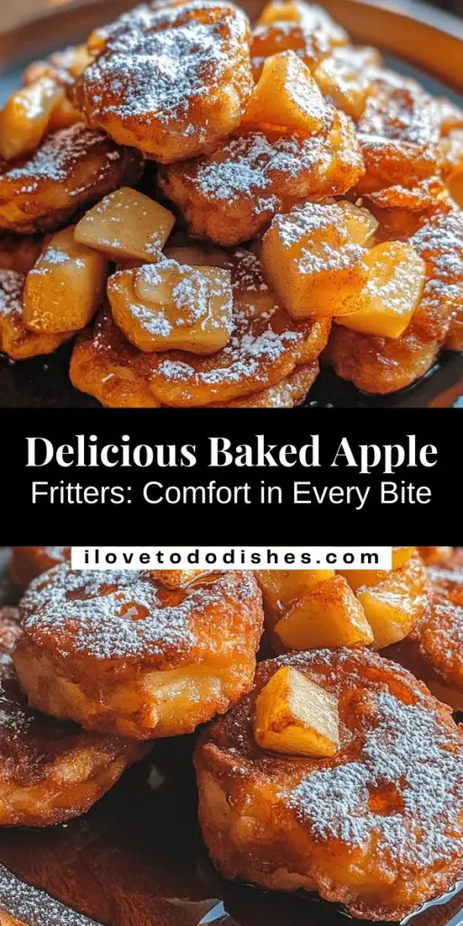 Discover the joy of making savory baked apple fritters with this delightful recipe! These treats combine the sweetness of fresh apples with warm spices for a comforting experience perfect for breakfast, brunch, or snacks. Enjoy a healthier twist on traditional fritters and explore variations like adding nuts or dried fruits. Dive into a blend of culinary history and seasonal flavors with each scrumptious bite! #AppleFritters #Baking #HealthyTreats #FallFlavors #ComfortFood #DeliciousRecipes