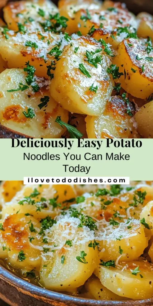 Discover the joy of making homemade potato noodles with this easy recipe! Perfect for all skill levels, these versatile noodles have a delightful texture and are great for a variety of dishes. Customize them with your favorite herbs, spices, or sauces for a unique twist. Whether served with rich sauces or sautéed veggies, potato noodles are sure to become a family favorite. Join the culinary adventure today! #PotatoNoodles #HomemadePasta #CookingFun #GlutenFree #FamilyRecipe