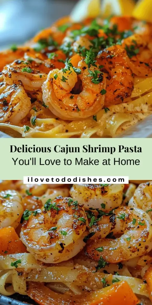 Dive into the vibrant world of Cajun cuisine with this delicious Cajun Shrimp Pasta recipe! Featuring succulent shrimp, creamy sauce, and a wonderful blend of spices, this dish is perfect for any occasion. Easy to make, it captures the essence of Louisiana's rich culinary heritage. Customize to your taste by adjusting the spice level or adding your favorite veggies. Get ready to impress family and friends! #CajunFood #ShrimpPasta #HomeCooking #HealthyRecipes #Foodie