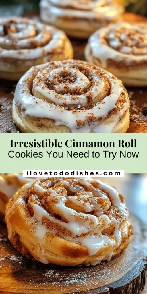 Discover the joy of baking with these mouthwatering Cinnamon Roll Cookies! This delicious treat combines the soft, chewy texture of a cookie with the aromatic flavors of cinnamon rolls. Perfect for holidays or just a cozy afternoon snack, these cookies are easy to make and sure to please. Customize them with your favorite add-ins and enjoy with coffee or tea. Get ready to impress your friends and family! #CinnamonRollCookies #Baking #SweetTreats #DessertRecipes #HolidayBaking #YummyCookies