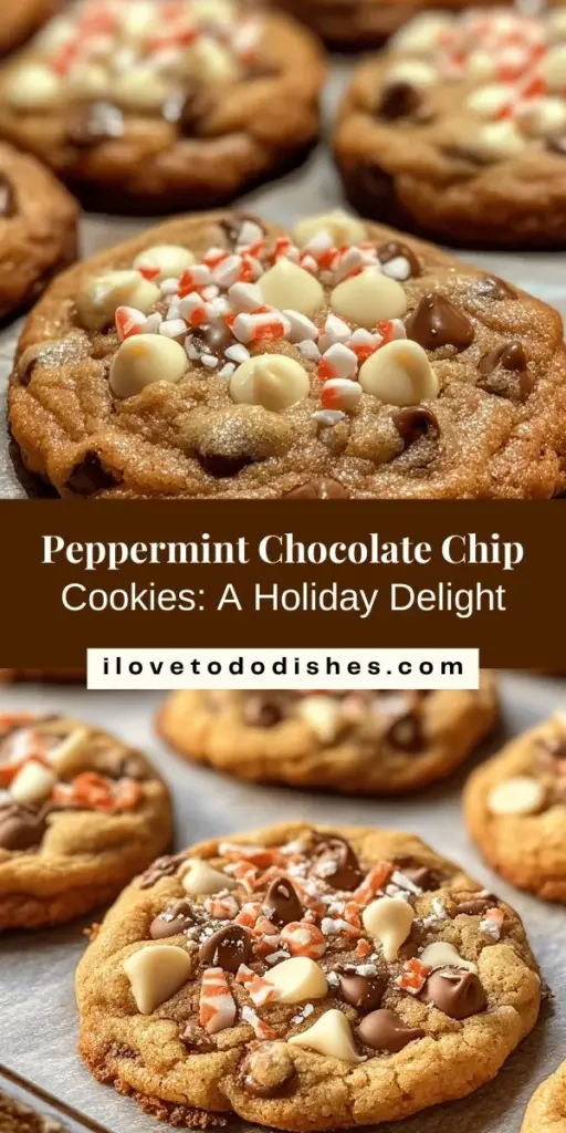 Bring joy to your holiday gatherings with Peppermint Chocolate Chip Cookies! This delightful recipe combines rich chocolate and refreshing peppermint, creating a festive treat perfect for any occasion. The warm aroma fills your home, evoking nostalgic memories of the season. Whether served fresh from the oven or beautifully packaged as gifts, these cookies are sure to please everyone. Discover the magic of baking and celebrate with this irresistible treat! #Cookies #Baking #HolidayTreats #PeppermintChocolate #FestiveRecipes #Desserts #FamilyTraditions