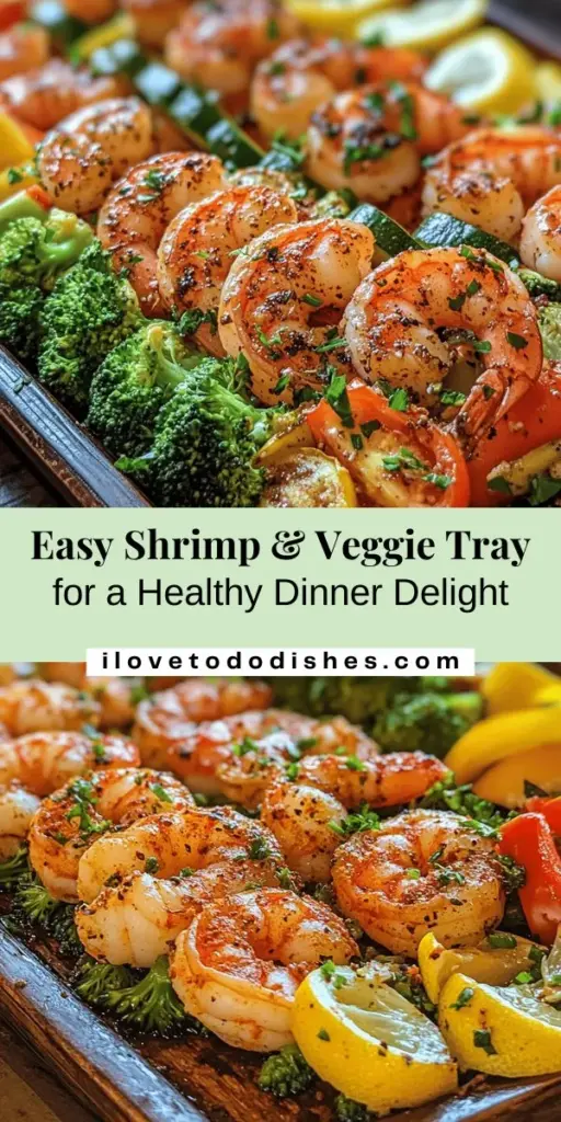 Discover the vibrant flavors of Shrimp & Veggie Delight on a tray! This quick and healthy recipe features succulent shrimp paired with an array of nutritious veggies, including broccoli, bell peppers, and cherry tomatoes. Perfect for busy weeknights or casual gatherings, this dish is not only visually stunning but also packed with essential nutrients. Whip up this delicious meal in no time and enjoy the perfect balance of flavor and health! #HealthyEating #ShrimpRecipes #MealPrep #QuickMeals #Nutrition #HealthyRecipes