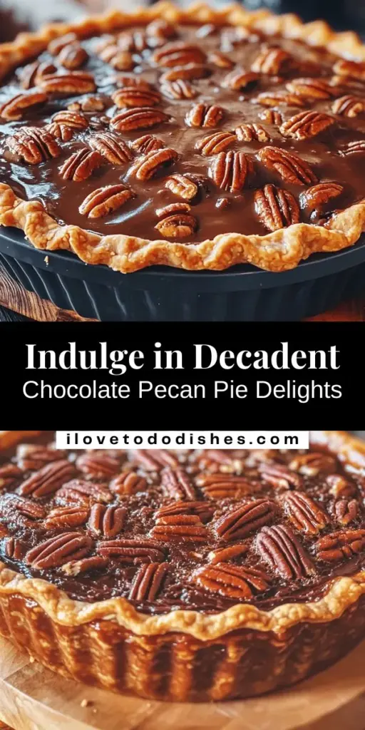 Indulge in the rich flavors of decadent chocolate pecan pie, a treat perfect for any occasion. This beloved dessert combines crunchy pecans with luxurious chocolate for a delightful experience. Our guide explores its fascinating history, key ingredients, and step-by-step preparation tips to help you craft the perfect pie. Whether for holidays or weeknight dinners, this dessert will leave everyone craving more! #ChocolatePecanPie #Baking #DessertRecipes #SweetTreats #PecanPie #YummyDesserts #HomeBaking