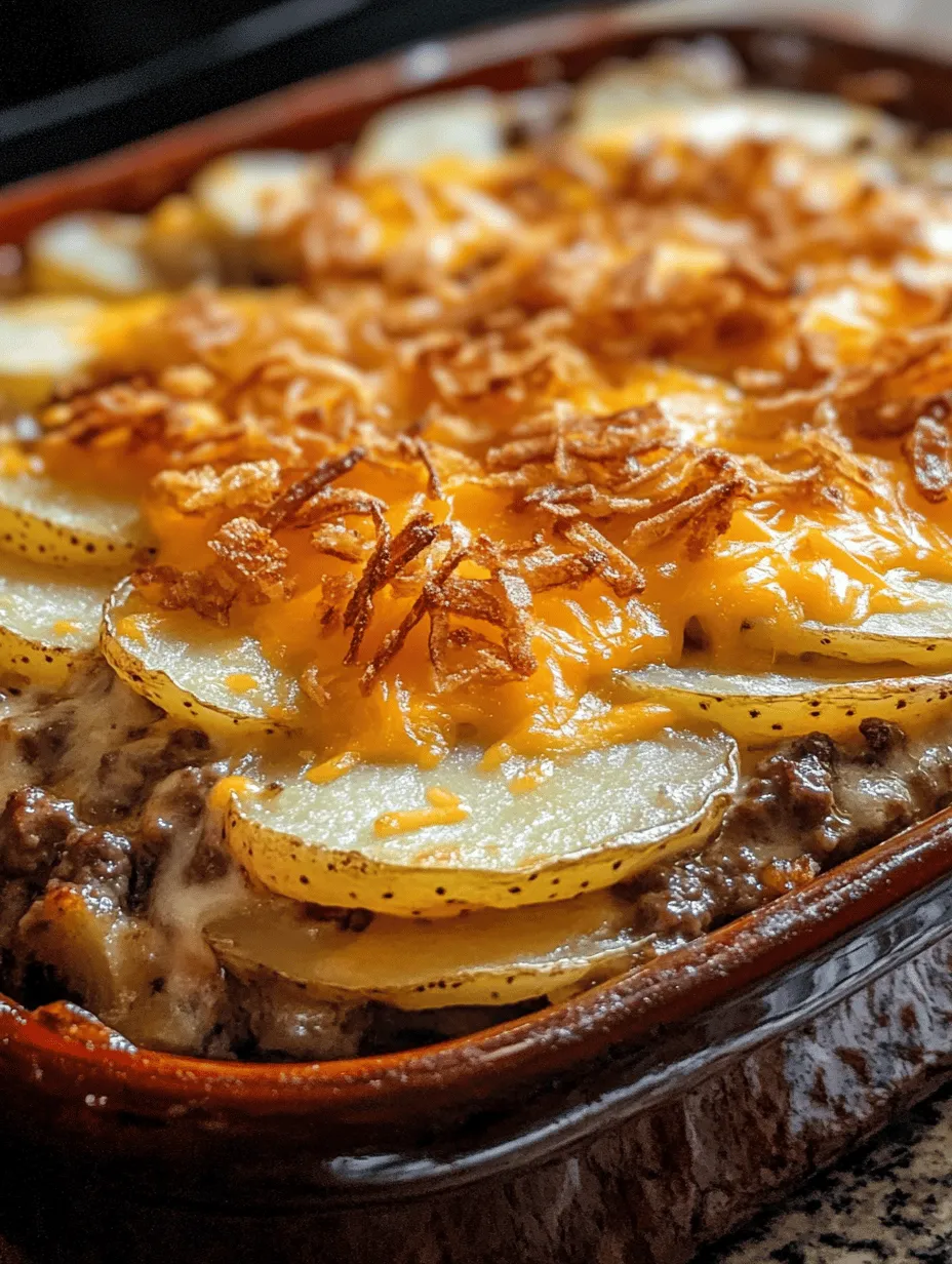 When it comes to comfort food, few dishes can rival the satisfying embrace of a casserole. These hearty meals not only warm the belly but also evoke a sense of nostalgia, often reminding us of family gatherings and cozy nights in. Among the myriad of casserole options available, the Easy Hamburger Potato Casserole stands out as a quintessential family-friendly dish. With its delightful combination of ground beef, tender potatoes, and gooey cheese, this recipe is a go-to choice for busy weeknights when you want to prepare a fulfilling meal without spending hours in the kitchen.