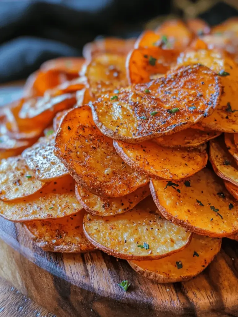 In recent years, air frying has surged in popularity as a healthier alternative to traditional frying methods. This innovative cooking technique allows food to achieve that coveted crispy texture without the need for excessive oil, making it a favorite among health-conscious cooks. One such delightful offering from the air fryer is crispy, crunchy sweet potato chips. These chips not only satisfy your craving for a crunchy snack but also provide the nutritional benefits of sweet potatoes, making them a fantastic addition to a balanced diet.