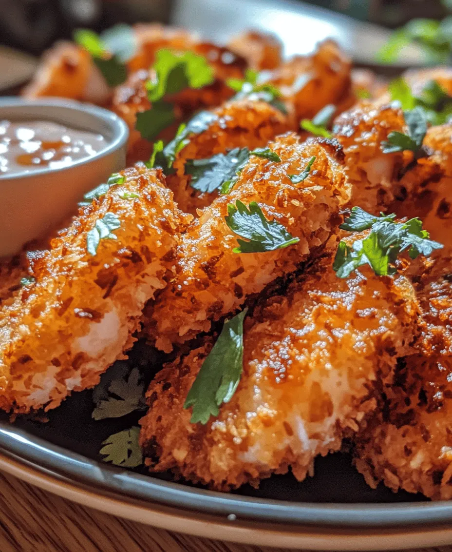 Crispy coconut shrimp is more than just an appetizer; it’s a delightful culinary experience that transports your taste buds to sun-soaked beaches and tropical paradises. This dish, marked by its enticing crunch and tender shrimp, has earned its place as a beloved favorite in many households and restaurants alike. Imagine sinking your teeth into perfectly fried shrimp, coated in a golden layer of coconut and breadcrumbs, with a hint of tropical sweetness in every bite. It’s no wonder that crispy coconut shrimp has become a staple in festive gatherings, beachside cafes, and family dinners.