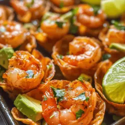 Chili Lime Shrimp Wonton Cups are a vibrant and delightful appetizer that perfectly balances zesty flavors with satisfying textures. This dish features succulent shrimp marinated in a zesty chili-lime mixture, nestled in crispy wonton wrappers. Whether you’re hosting a casual get-together or a more formal event, these bite-sized culinary delights are sure to impress your guests and elevate your appetizer game.