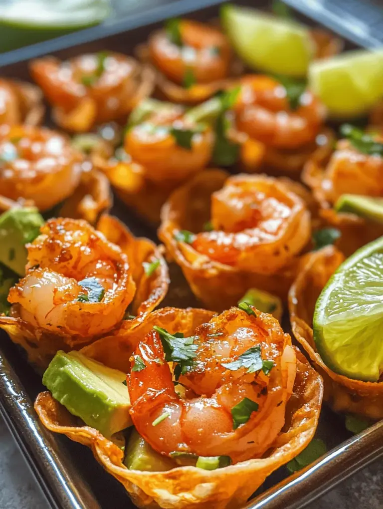 Chili Lime Shrimp Wonton Cups are a vibrant and delightful appetizer that perfectly balances zesty flavors with satisfying textures. This dish features succulent shrimp marinated in a zesty chili-lime mixture, nestled in crispy wonton wrappers. Whether you’re hosting a casual get-together or a more formal event, these bite-sized culinary delights are sure to impress your guests and elevate your appetizer game.