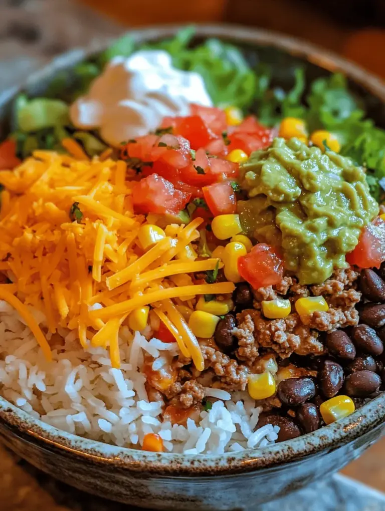 To create the Ultimate Ground Beef Taco Bowl, understanding the core components is essential. Each ingredient plays a crucial role in building flavors, textures, and nutritional value.