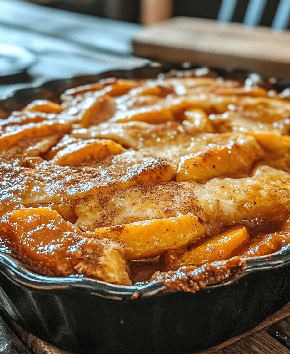 There's something undeniably comforting about a warm slice of Southern peach cobbler. This beloved dessert, often served with a scoop of vanilla ice cream, evokes memories of family gatherings and summer picnics in the heart of the South. Its rich, sweet flavor and tender, flaky crust make it a staple on dessert tables, particularly when peaches are in season. What makes this Southern peach cobbler truly special is the simplicity of the recipe, allowing the natural sweetness of the peaches to shine through while still offering that home-cooked charm.