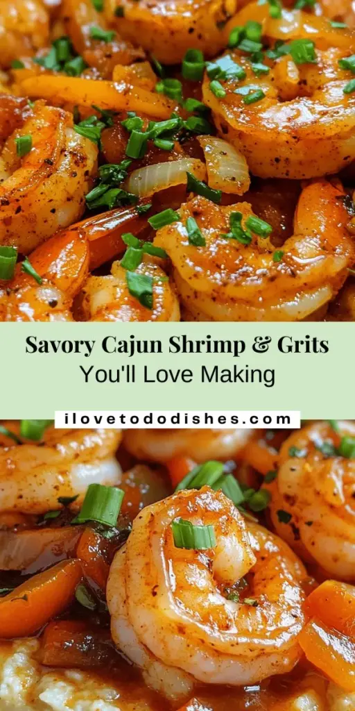 Dive into the rich flavors of Louisiana with the best Cajun Shrimp & Grits recipe! This comforting dish brings together spicy shrimp and creamy grits, highlighting the cultural heritage of Cajun cuisine. Perfect for any meal, this recipe features succulent shrimp, aromatic vegetables, and a touch of Cajun seasoning. Unleash your culinary skills and treat your family to a taste of the South! #CajunShrimp #Grits #SouthernCooking #ComfortFood #CajunCuisine #Foodie #RecipeIdeas #SeafoodLover