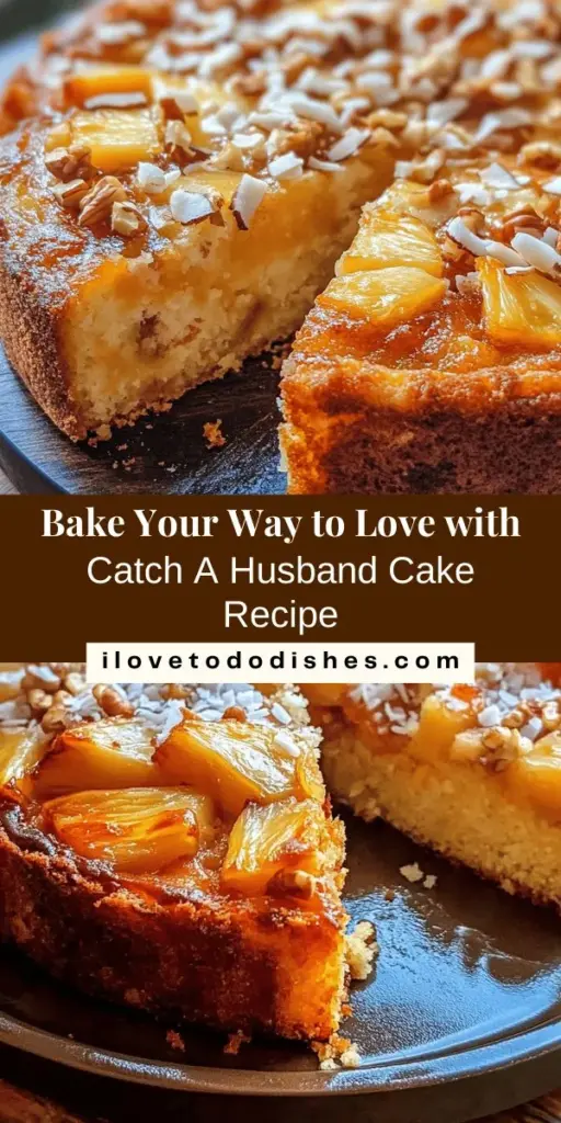 Discover the charming and delightful Catch A Husband Cake, a traditional dessert that promises to blend sweetness with romance. This beloved Southern recipe is steeped in history and is often baked with the intention of impressing a special someone. With its tropical notes from crushed pineapple and a rich, moist texture, this cake is a perfect addition to any gathering. Learn how to create this enchanting treat and bring warmth and love to your kitchen!