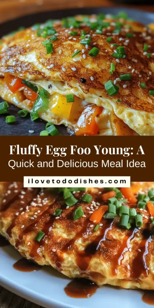 Discover the deliciousness of Fluffy Egg Foo Young Delight, a versatile dish perfect for any meal! With its light and airy texture, this Asian-inspired omelet combines eggs, fresh veggies, and optional proteins for a nutritious boost. Customize it to your liking and enjoy it with a savory sauce for extra flavor. A wholesome choice that’s easy to make, satisfying, and sure to impress! Get the full recipe and tips in the article! #EggFooYoung #HealthyEating #QuickRecipes #AsianCuisine #ComfortFood